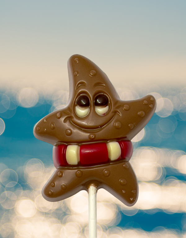 Sea Star Chocolate Lollipop