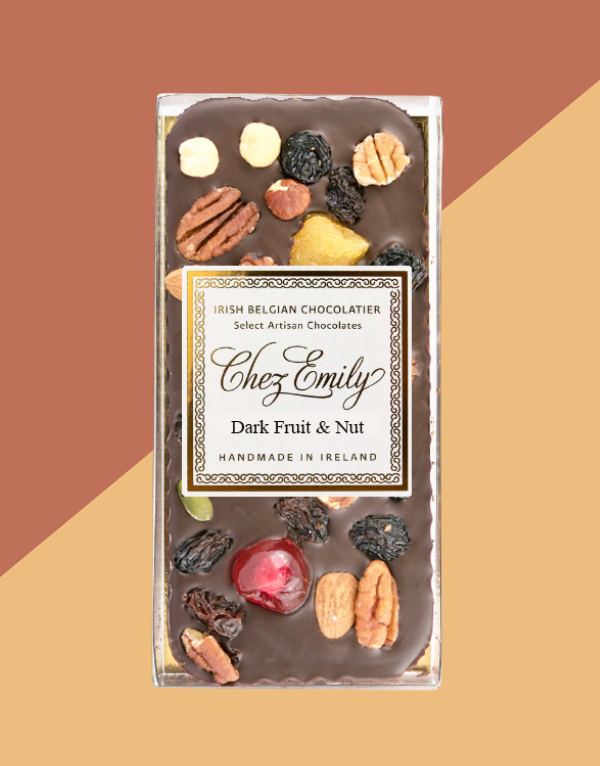 Chez Emily Fruit & nut Dark Chocolate Slab