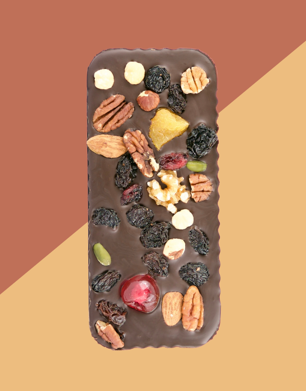 Dark Chocolate Slab Fruit & Nut